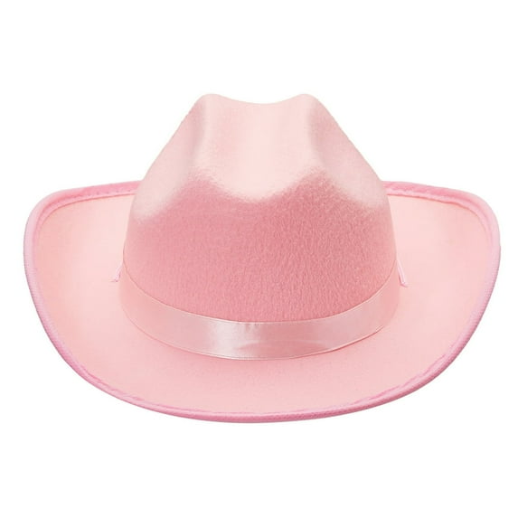 KEINXS Kids Girls Boys Cowboy Hats Wide Brim Western Cowgirl Hat with Adjustable Strap