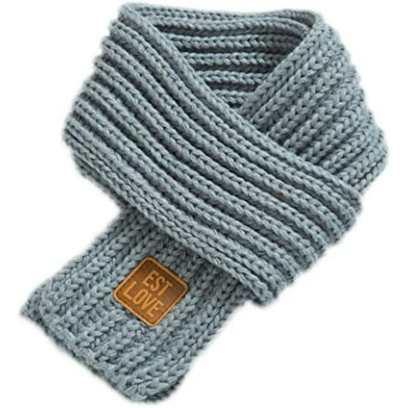 KEINXS Kids Scarf Boys Girls Baby Winter Warm Scarf Women Scarf Children Neck Collar Keep Warm Accessories