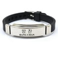 thumbnail image 1 of KEINXS Kpop Stray Kids I Am Who Bracelet Wristband Stainless Steel Silicone Bracelet Fashion Jewelry, 1 of 6