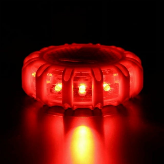 KEINXS LED Road Flares Marine Boat Hazards - Bright Warning Beacon ...