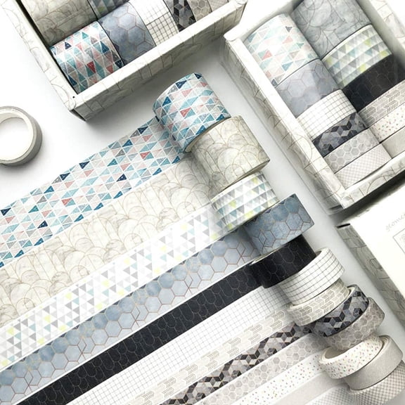 KEINXS Masking Tape Set for Seasonal and Mood, tape creative hand account tape ancient style and paper tape decoration