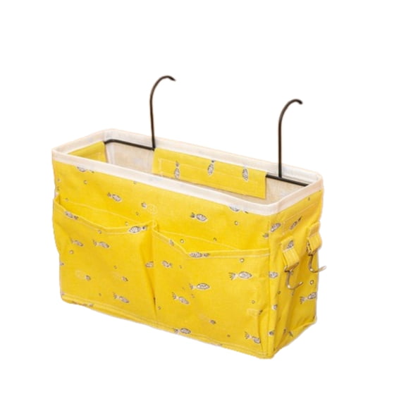 KEINXS Modern Colors Fabric Hanging Storage Organizer: Versatile Bag for Home, Bedroom, Office, Kitchen, and More!