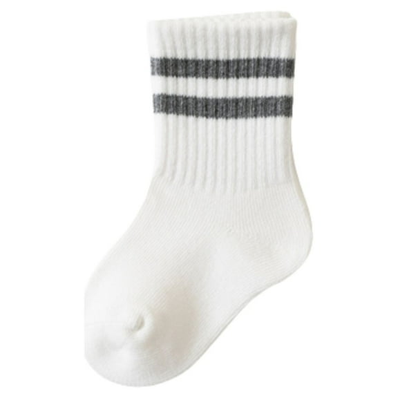 KEINXS New Children Solid Color Sport Socks Cotton Soft Tube Socks for Baby Infant Toddler Socks for Kids Boys