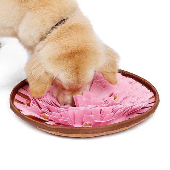 KEINXS Pet Snuffle Mat for Dogs Interactive Feed Game for Boredom Encourages Natural Foraging Skill Dog Treat Dispenser