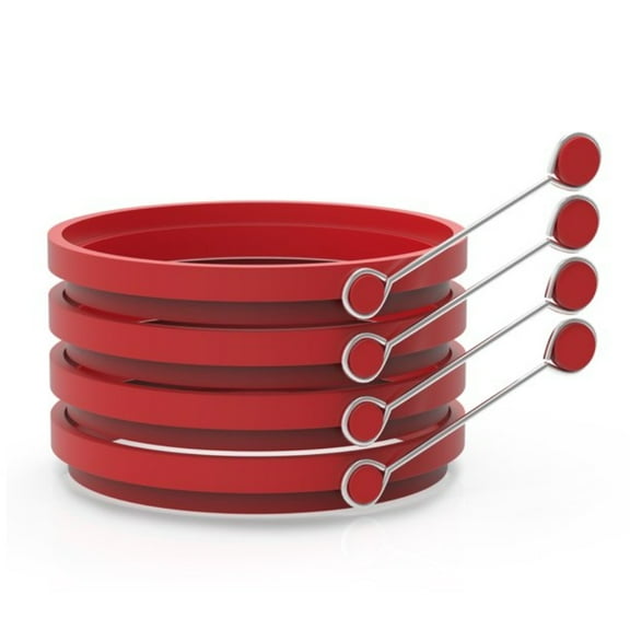 KEINXS Silicone Egg Ring Mold (4 Pack)