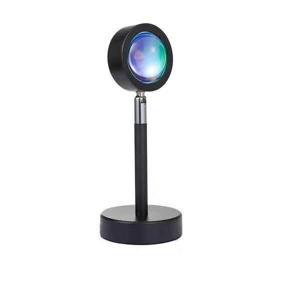 KEINXS Sunset Projector Light, Sunset Lamp Night Light, Romantic LED Light, Sunset Floor LED Lights for Room Decor, USB Powered Projection Lamp for Bedroom (Sunset Red)