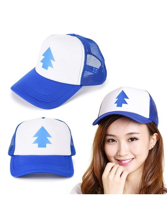 Women Men Trucker Baseball Cap Pine Tree Dipper Gravity Fall Mesh Hat Adjustable