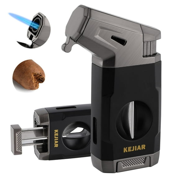KEJIAR Torch Lighter Jet Flame Refillable Butane Lighters for Smoking,