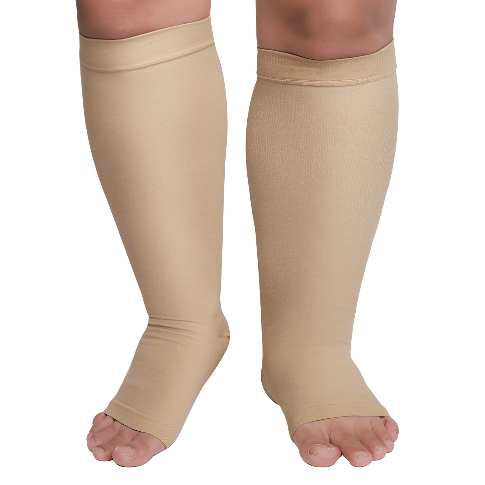 KEKINGÂ® Extra Wide Calf Compression Socks for Men & Women, 2030 mmHg