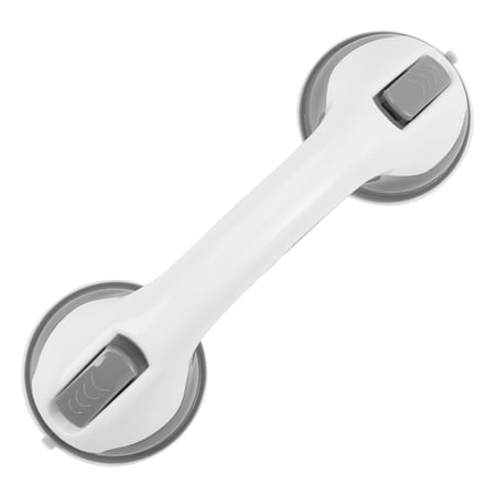 KEKOY 1 Pc Bath Grab Bar Bathtub and Shower Handles for Elderly, Grab Bars for Bathroom, 12" Anti-Slip Safety Bar,Gray