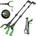 thumbnail image 1 of KEKOY 2-Pack 32" Foldable Reacher Grabber Tool with Light and Magnet, 360° Rotating Head, Trash Picker Grabber, Reaching Assist Tool for Litter Pick up, Claw Grabbers for Elderly, Arm Extension, 1 of 11
