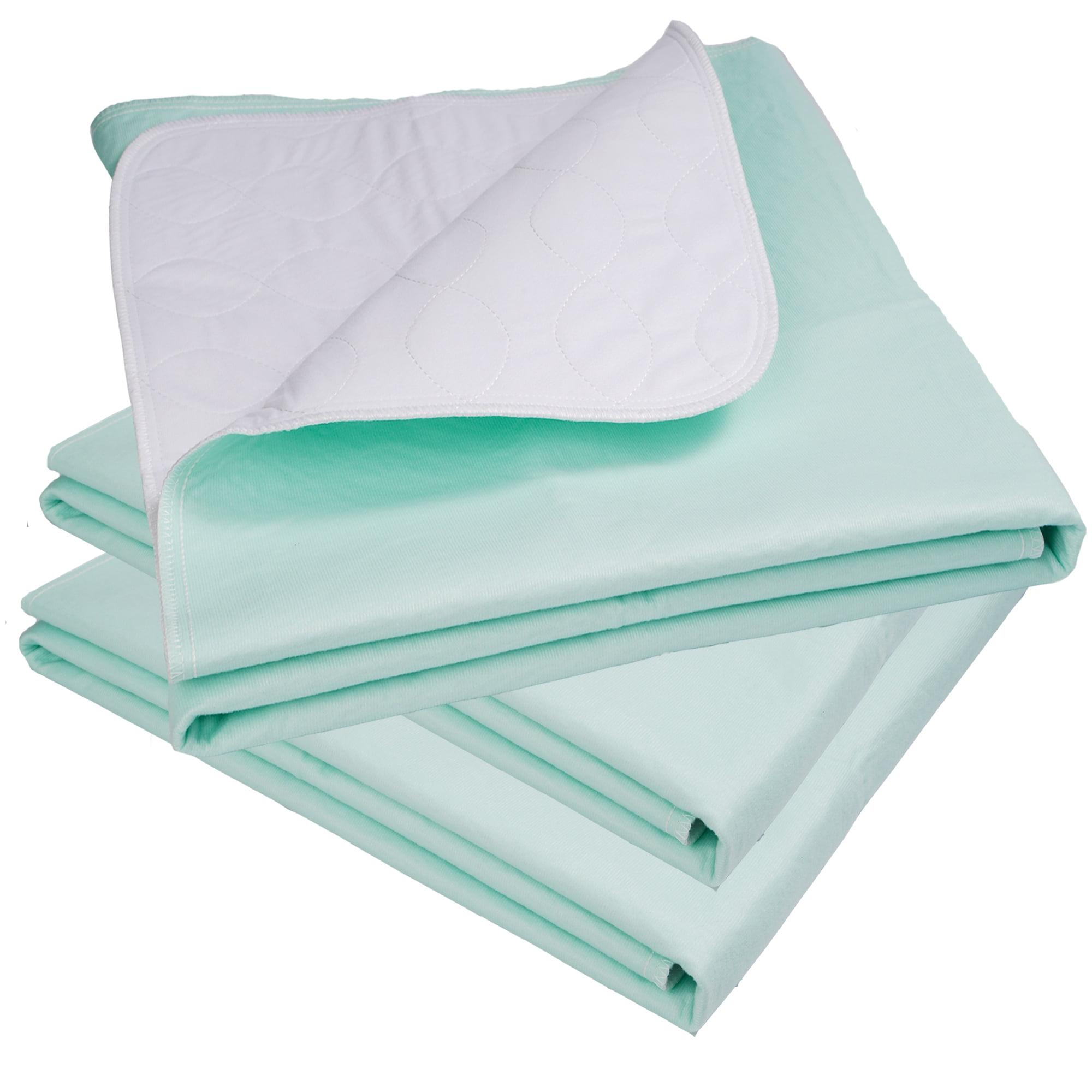 RMS Ultra Soft 4-Layer Washable and Reusable Incontinence Bed Underpads, 18x24