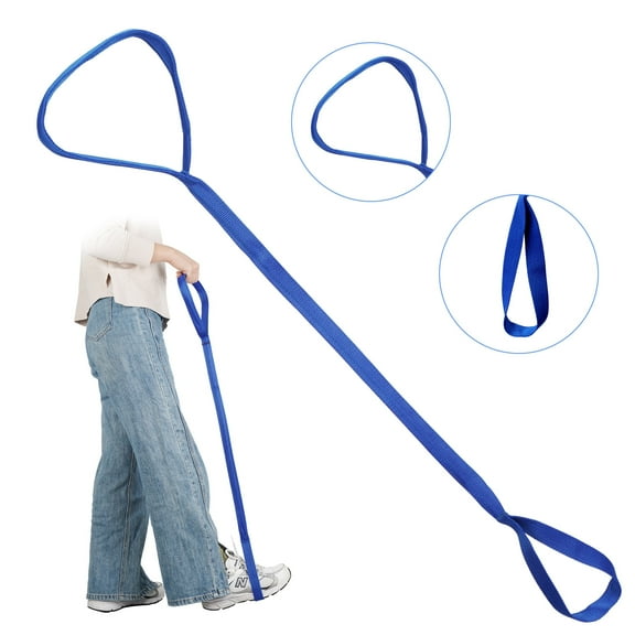 KEKOY 40.5" Long Leg Lifter Strap, Mobility Aid for Hip & Knee Replacement, Wheelchair, Handicap, Disability, Blue