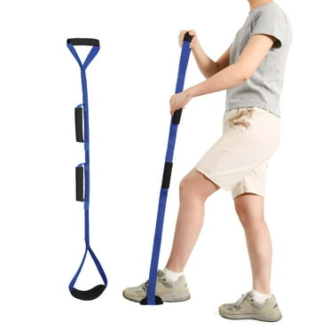 KEKOY 42" Leg Lifter for Hip Replacement with Two Foam Handle, Mobility Lift Leg Raiser Aids for Elderly, Handicap, Leg Lifter Getting Legs in and Out of Bed, Wheelchairs,Chairs, Car, Blue