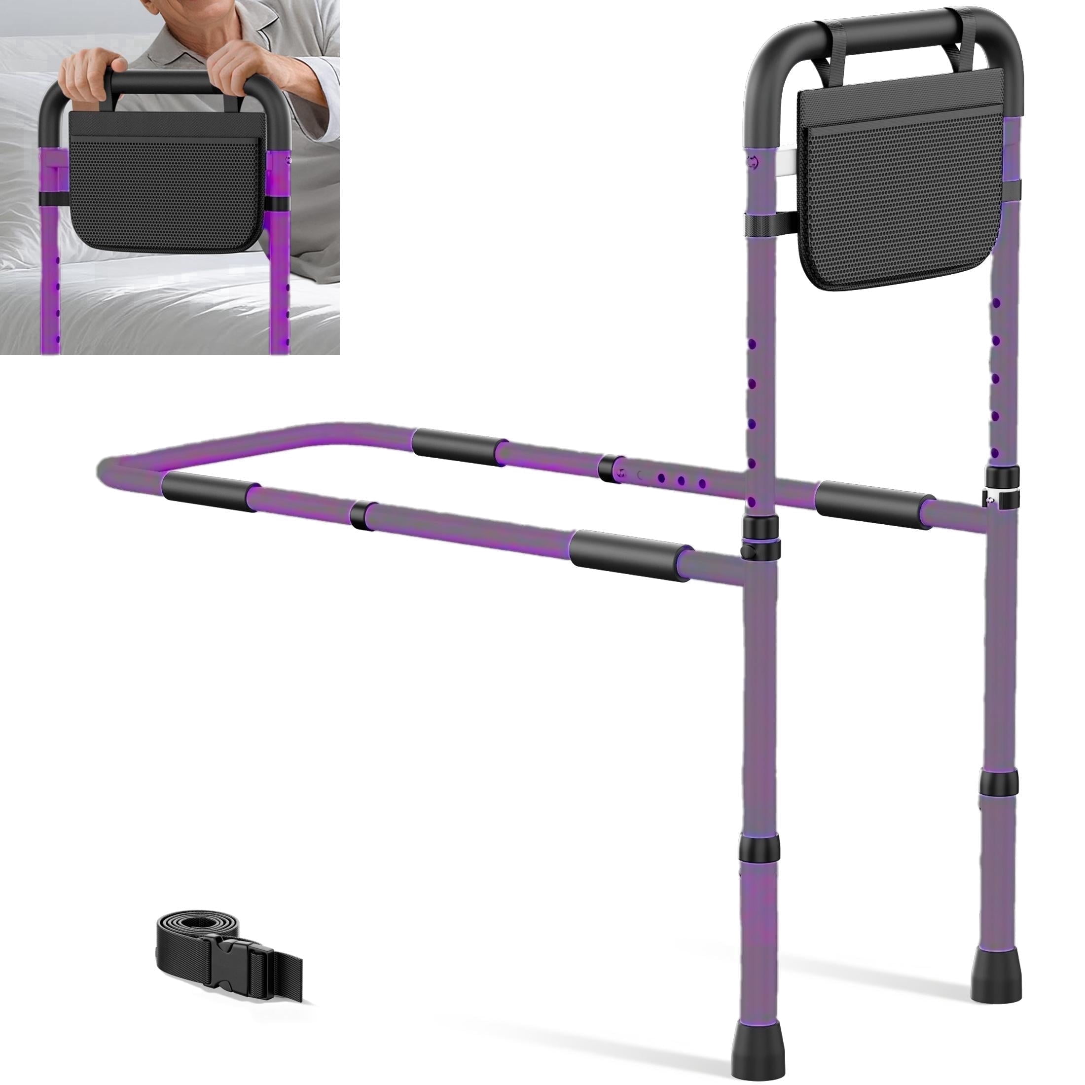 Mobility Rails KEKOY Bed Rails for Seniors, Adjustable Bed Assist Rail for Elderly ...