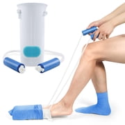 KEKOY Easy on and off Sock Aid, Pulling Assist Device - Sock Helper Aid Tool with Foam Handles - Sock Assist Device for Elderly, Senior, Pregnant, Diabetics