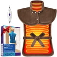 thumbnail image 1 of KEKOY Heating Pad for Back, Neck & Shoulders Pain Relief, Wearable Electric Heat Pad with Detachable Belt, 4 Heat Settings, 2-Hour Auto Shut-Off, Fast Heating, 24"x33", Dark Brown, 1 of 10
