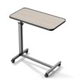 thumbnail image 1 of KEKOY Overbed Table with Wheels, Easy Height Adjustable Bedside Table for Bed for Elderly, Rolling Bed Tray Table for Eating & Reading, Stable Support for Medical Home Care and Hospital Use, 1 of 9