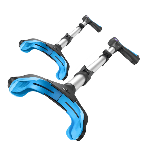 KEKOY Pro 40-inch Heavy Duty Reacher Grabber 2-Pack - Foldable Pickup Tools for Seniors with Anti-Slip 360° Rotating Jaws, 4" Wide Claws & Magnet for Trash Weeds