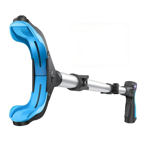 KEKOY Pro 40-inch Reacher Grabber - Heavy Duty Foldable Pickup Tool for Seniors, Anti-Slip 360° Rotating Jaw, 4" Wide Claw with Magnet for Trash Weeds & More