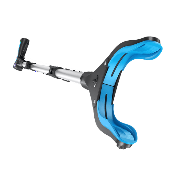 KEKOY Pro 44-inch Heavy Duty Reacher Grabber - Foldable Pickup Tool for Seniors with Anti-Slip 360° Rotating Jaw, 4" Wide Claw & Magnet for Trash Weeds