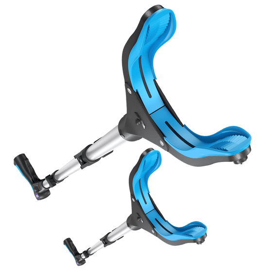 KEKOY Pro 44-inch Reacher Grabber 2-Pack - Heavy Duty Foldable Pickup Tools for Seniors, Anti-Slip 360° Rotating Jaws, 4" Wide Claws with Magnet for Trash Weeds & More