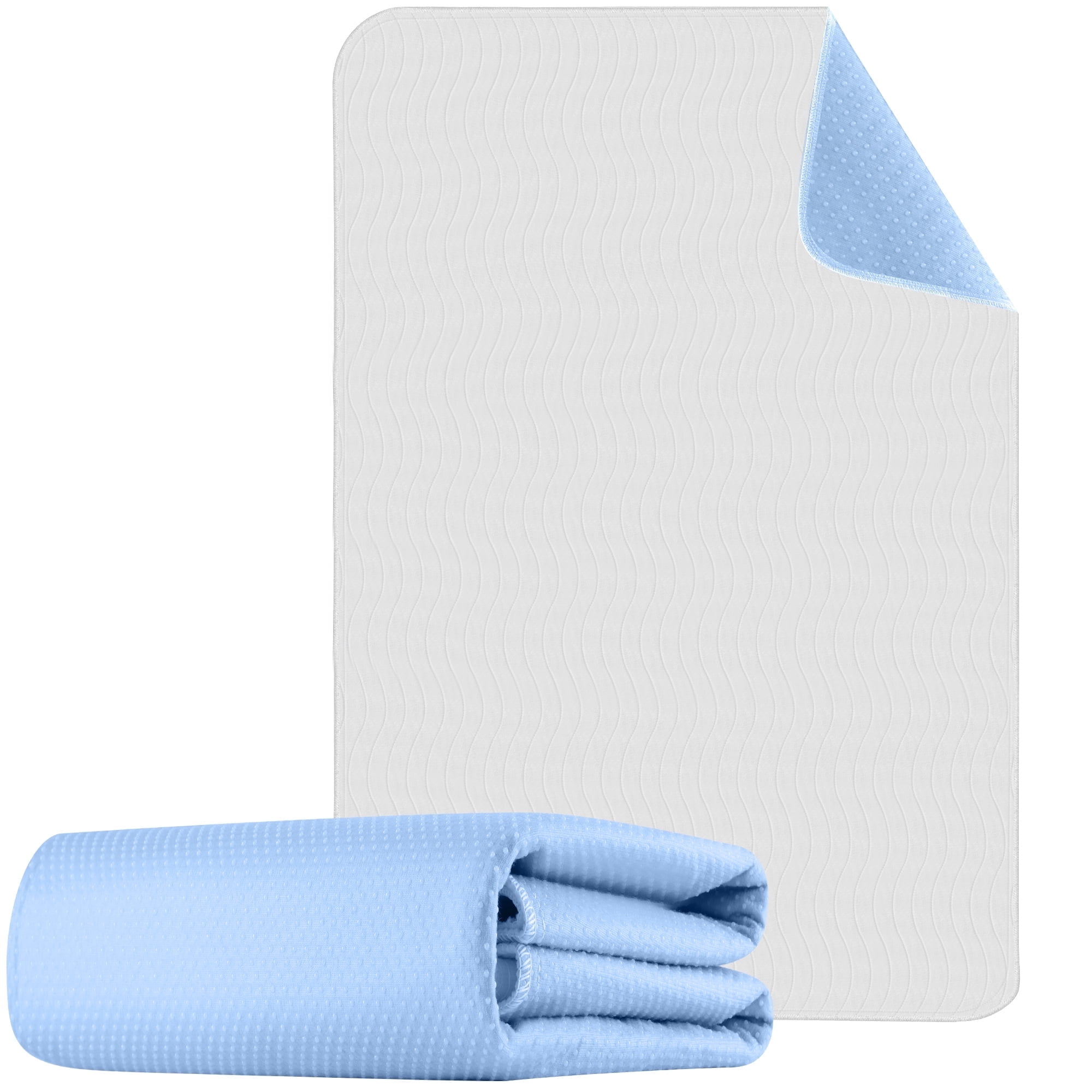 KEKOY Anti Slip Washable Mattress Incontinence Pads, 34 x 52 Reusable Waterproof Protection Pad, Adult Pee Pad for Beds, 1PC