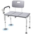 thumbnail image 1 of KEKOY Shower Transfer Bench for Bathtub 300LBs, FSA/HSA Eligible Tub Bath Shower Chair Seat, Height Adjustable Shower Stool for Elderly, Disabled, Grey, 1 of 9