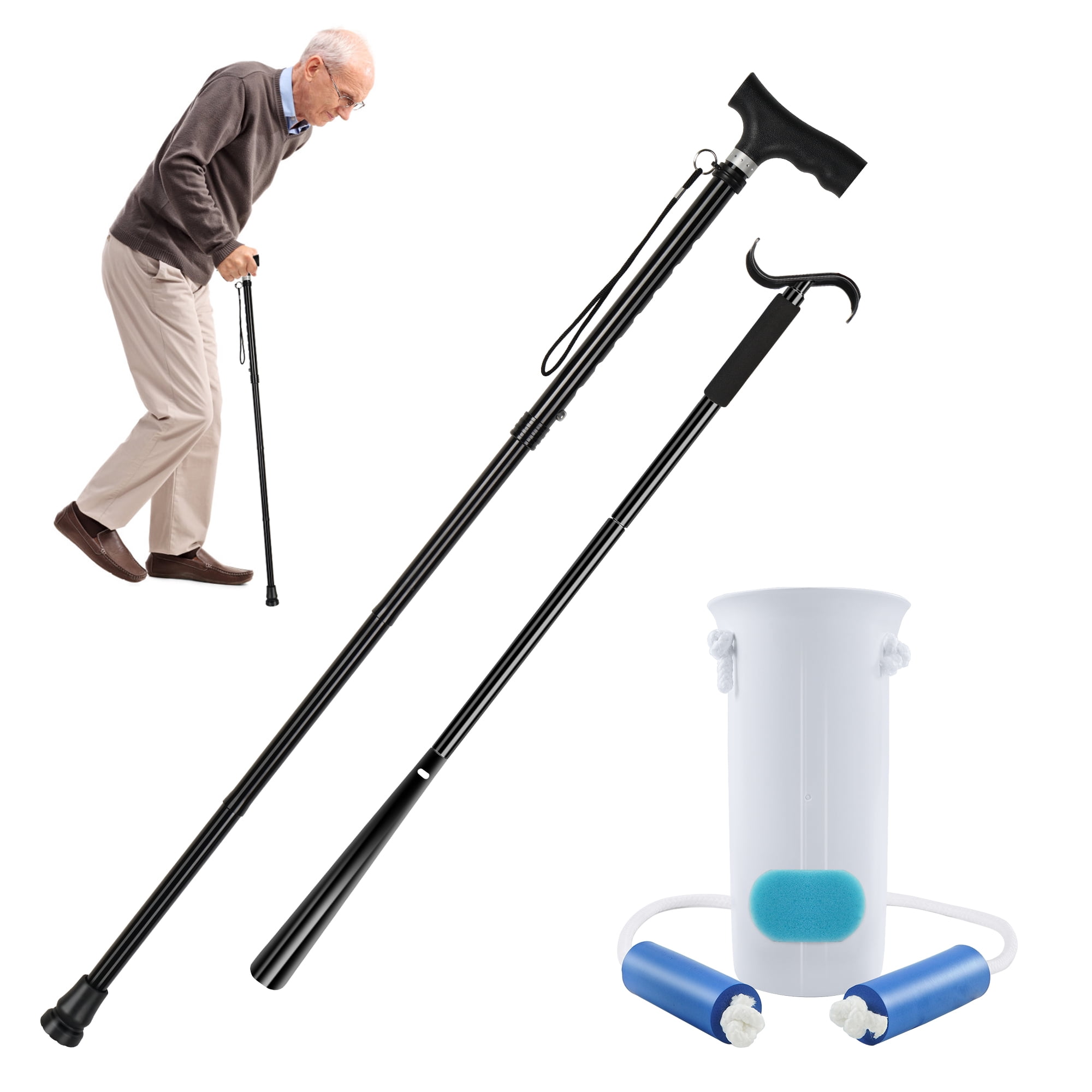 KEKOY Walking Cane for Women, 3 in1 Hip Kit with Adjustable Folding