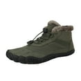 thumbnail image 1 of KELINFONG Men's Snow Boots Women's Winter Barefoot Shoes Hiking Boots Wide Toe Box High Top Ankle Booties, 1 of 7