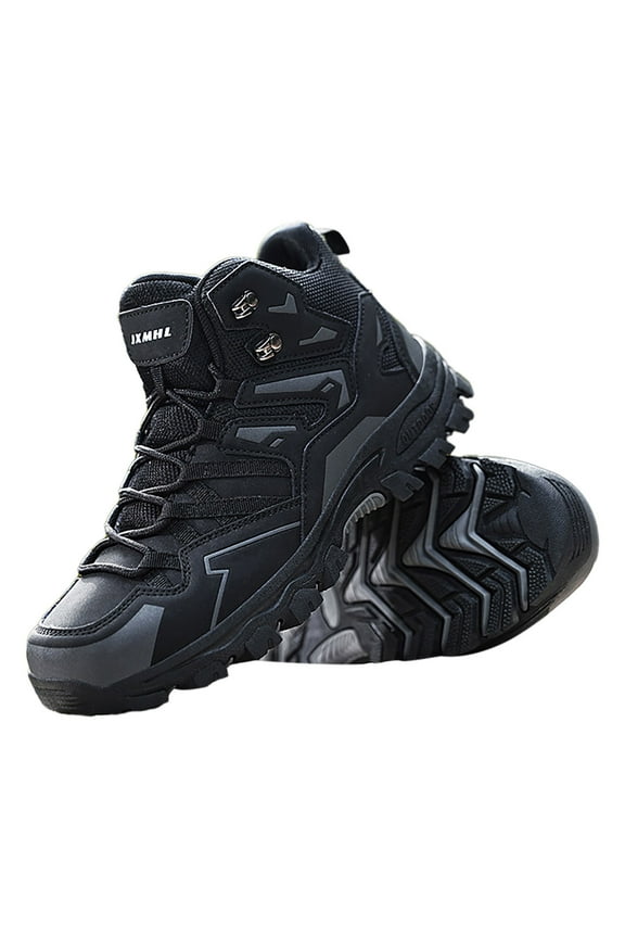 Men's Waterproof Hiking Boots Outdoor Mid Trekking Backpacking Mountaineering Shoes