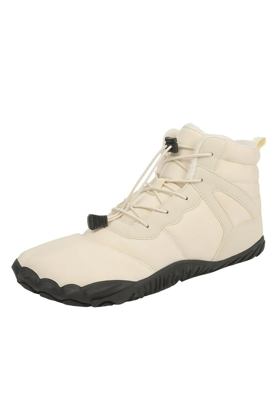 Mens Barefoot Minimalist Shoes Winter Boots Zero Drop Sole Trail Running Sneakers Wide Toe Box Hiking Shoes