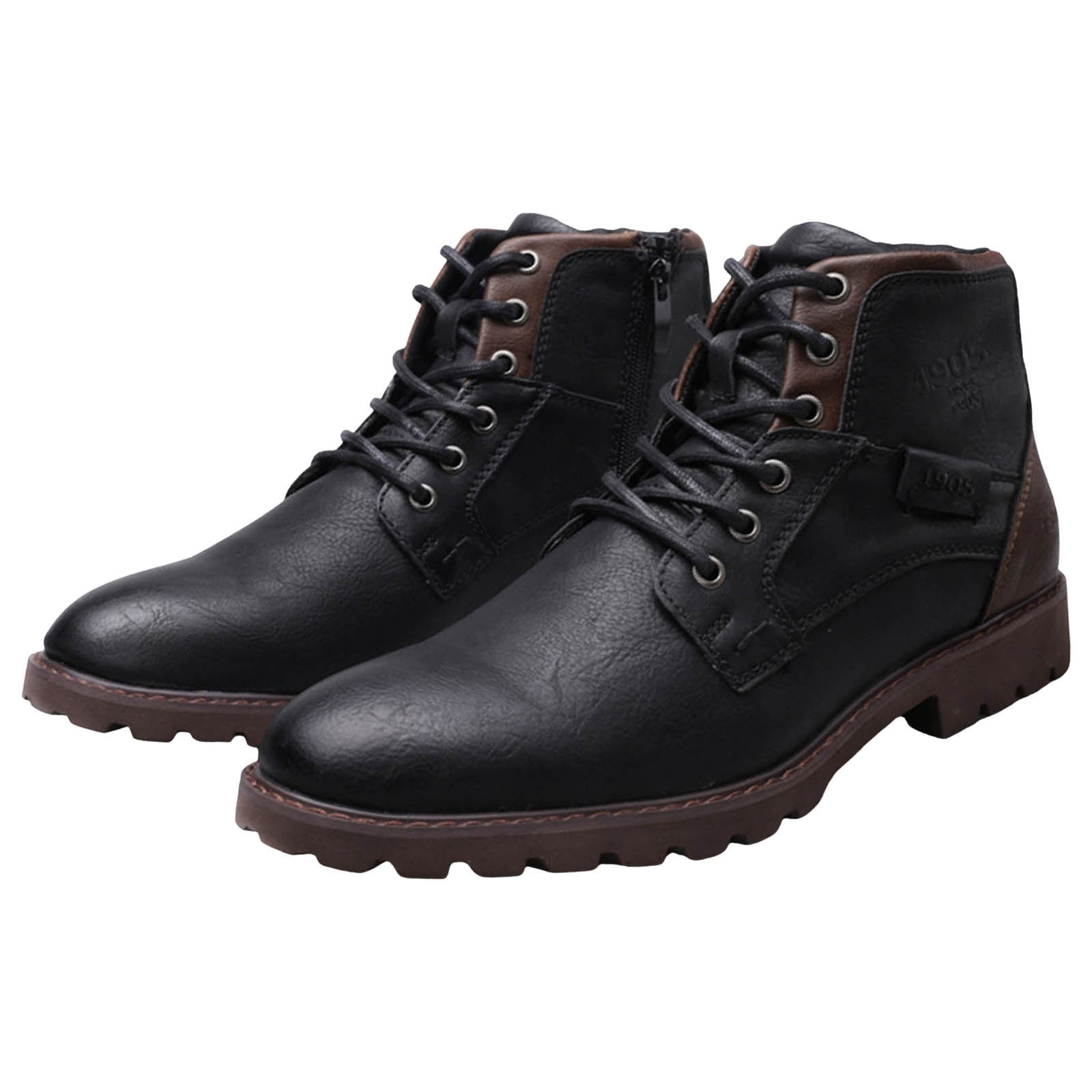 KELINFONG-Mens-Leather-Chukka- KELINFONG-Mens-Leather-Chukka-