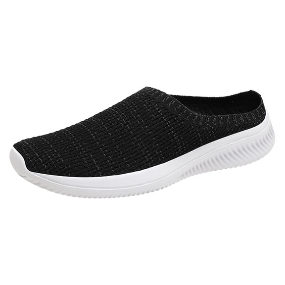 KELINFONG Mens Mules Walking Shoes Slip on Casual Sneakers Lightweight Outdoor Sport Shoes