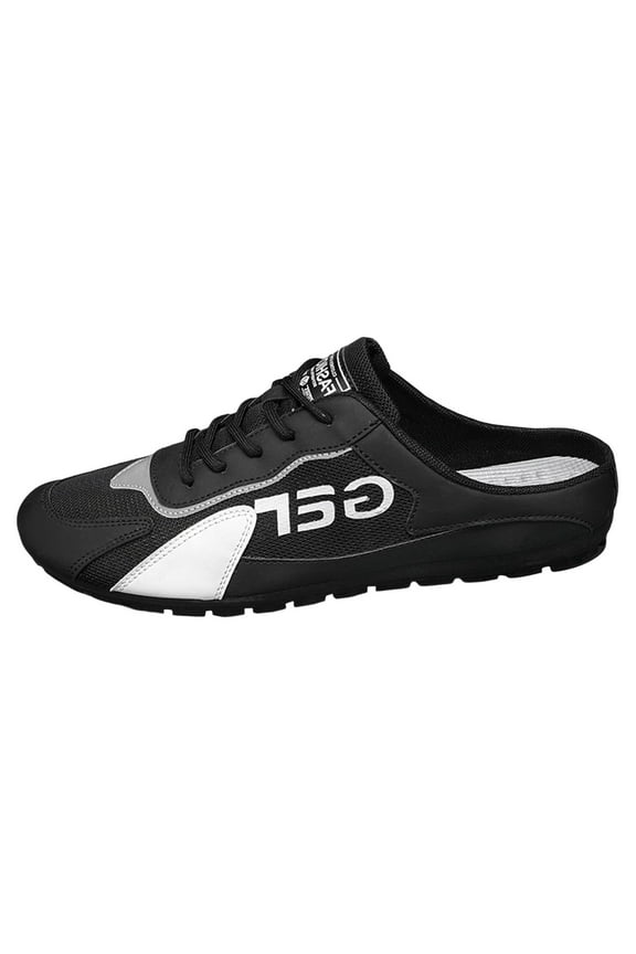 Slip on Mules Clogs for Mens Open Back Shoes Comfort Walking Shoes Breathable Slippers Closed Toe Slides