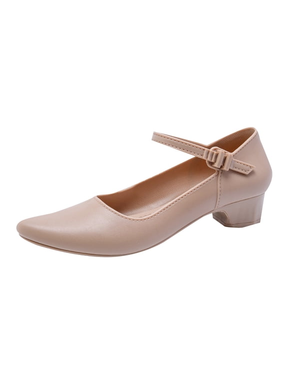 Women's Low Heels Platform Pump Comfortable Office Work Dress Shoes for Women