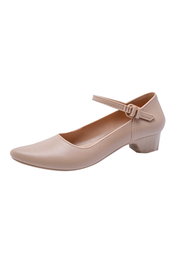 Women's Low Heels Platform Pump Comfortable Office Work Dress Shoes for Women