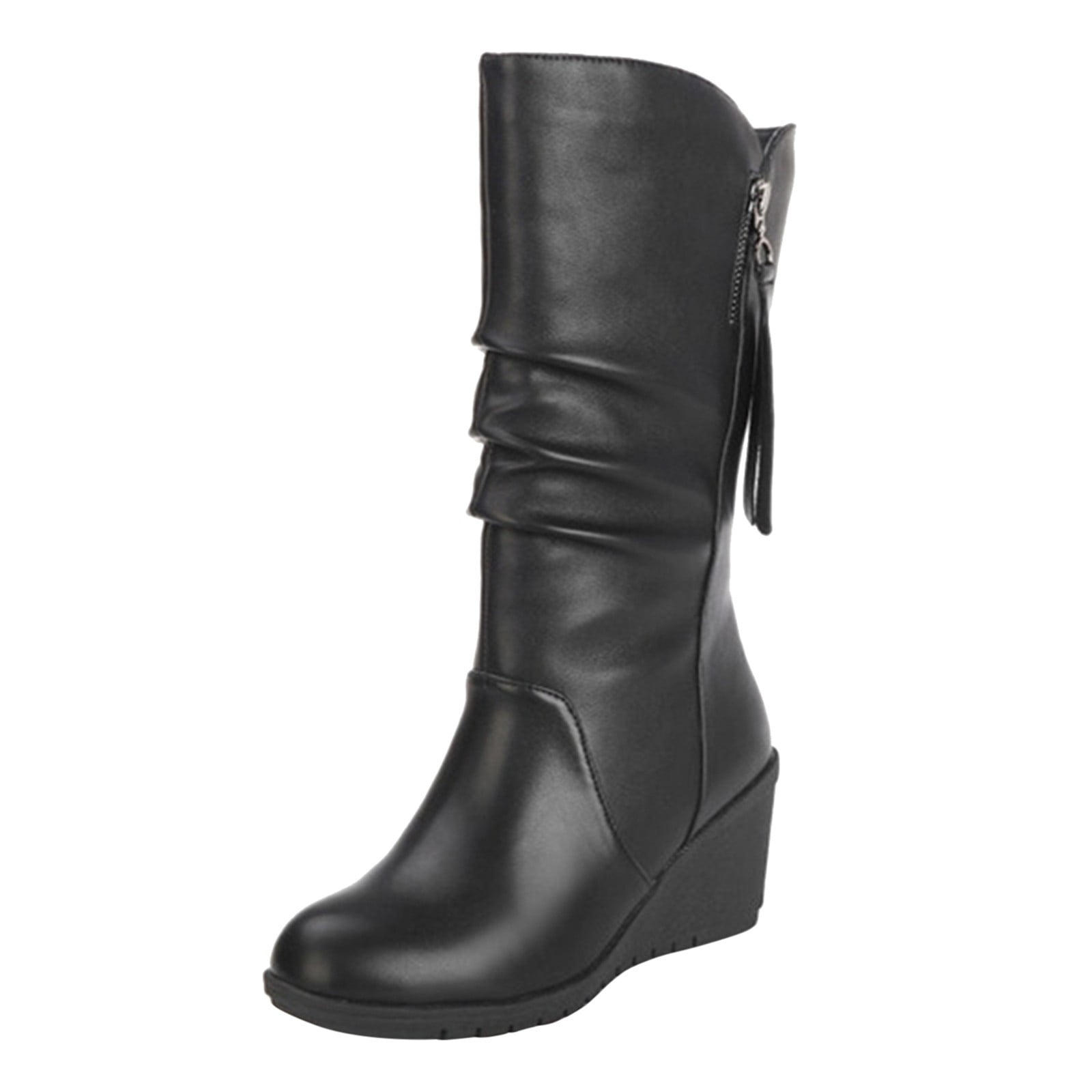 womens wedge heel boot