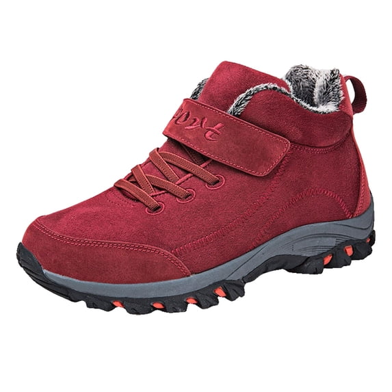 KELINFONG Work Waterproof Boots for Women Winter Snow Trekking Boots Combat Camping Walking Non Slip Booties
