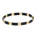 thumbnail image 1 of KELITCH Miyuki Beaded Stretch Bracelets Fashion Tila Strand Bracelets Women Stackable Bangle, 1 of 4