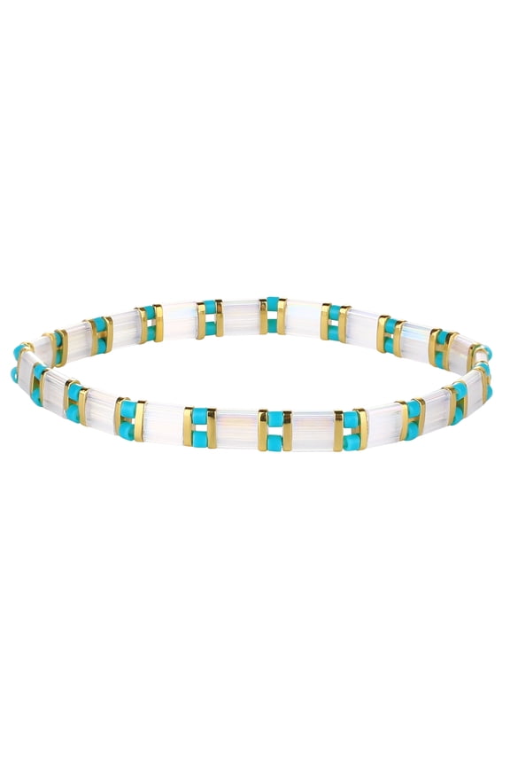 Tila Miyuki Beads Bracelets Colorful Strand Stretch Bracelets Mixed Friendship Bracelets