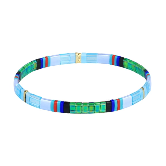 KELITCH Women Flexible Stretch Bracelets Tila Miyuki Beaded Bracelets Handmade Boho Bracelets Girls Fantastic Souvenirs