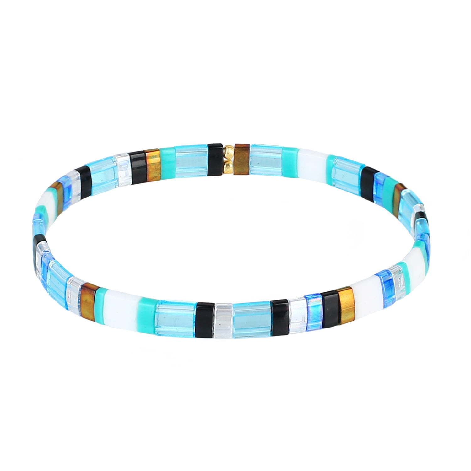 KELITCH Bracelet D'amitié Fait à La Main En Perles De Cristal