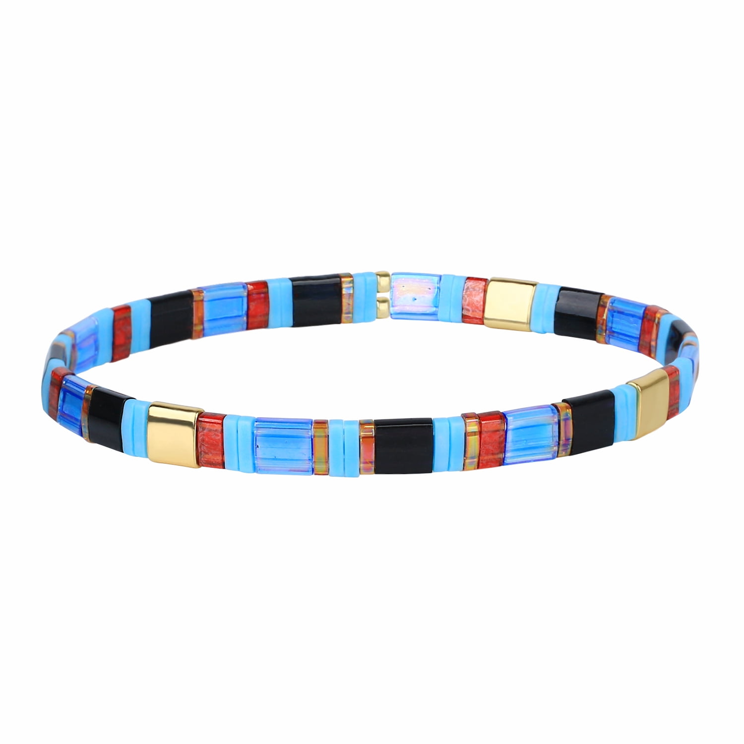 KELITCH Nuove Donna Tila Perline Bracciali Colorati Amicizia Staccable