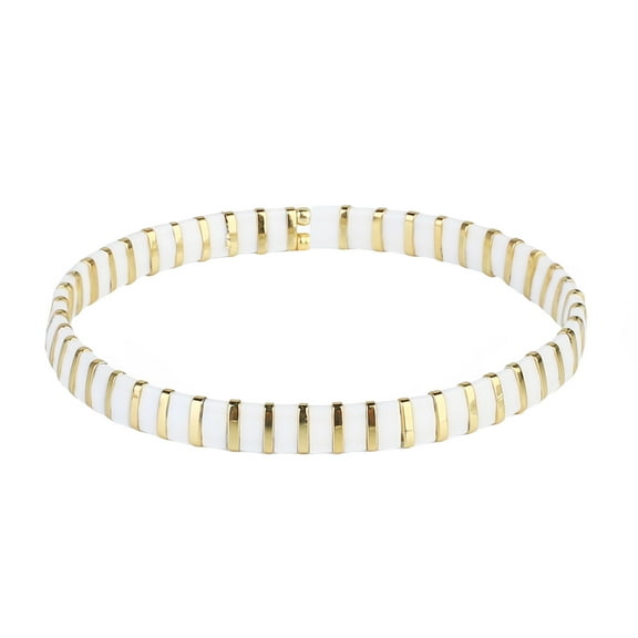 KELITCH Women Stretch Bracelets Delicate Multi-color Tila Miyuki Beads Bracelets Women Handmade Personalized Bracelets