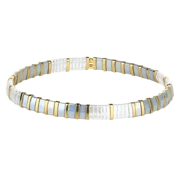 KELITCH Women Stretch Bracelets Tila Beaded Bracelet Candy Colors Friendship Bracelets New Jewelry