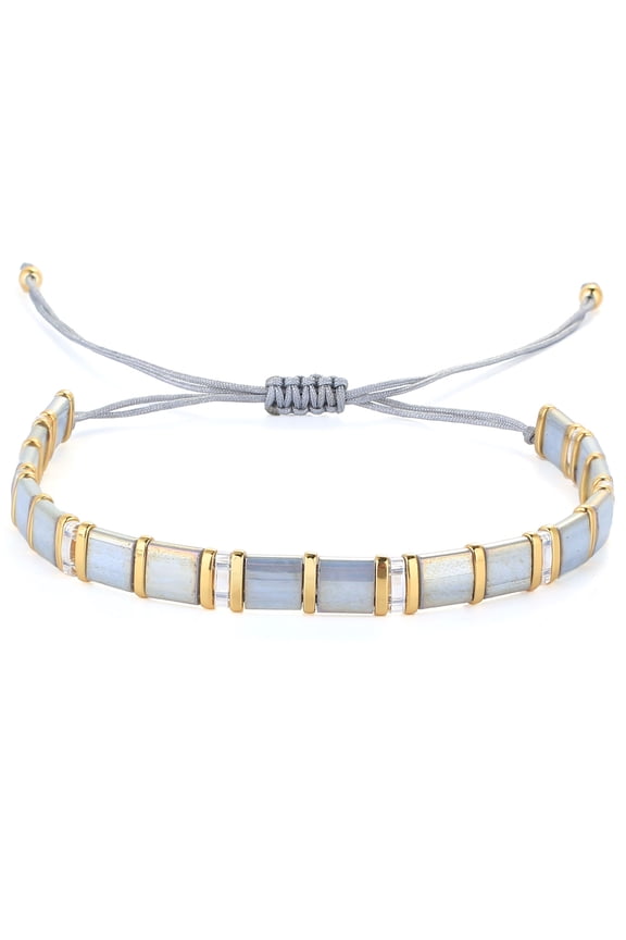 Womens Friendship Bracelets Tila Crystal Beads Strand Bracelet Handmade Stackable Candy Wrap Bracelets