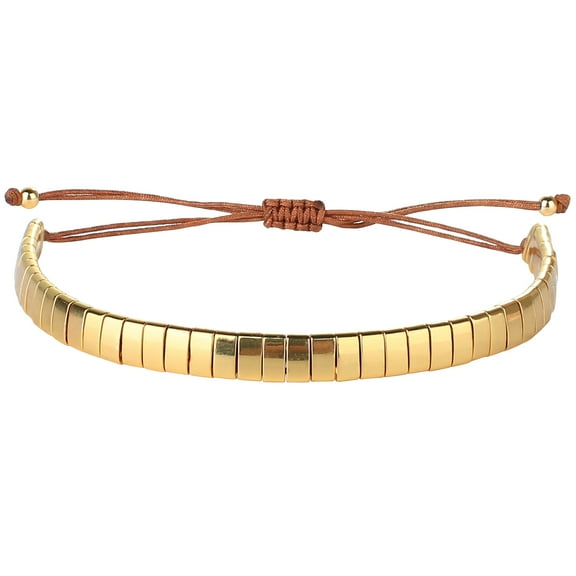 KELITCH Womens Friendship Bracelets Tila Crystal Beads Strand Bracelet Handmade Stackable Candy Wrap Bracelets