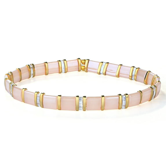 KELITCH Womens TILA Beads Beaded Bracelet Handmade Stack Friendship Stretch Bracelets Candy Colors Miyuki Link Bracelets