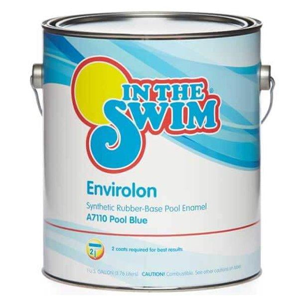 In The Swim Synthetic Rubber-Base Pool Paint - White 1 Gallon (Old Packaging) A7100